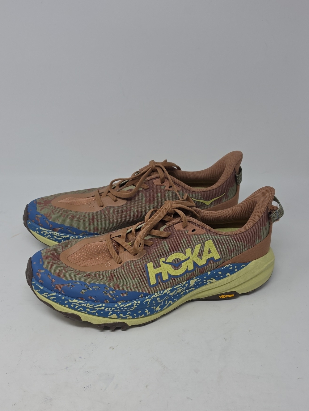 Hoka One One Speedgoat 6 Mens Brown Running Hiking Shoe Sneaker Boot Size 11D